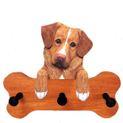 Nova Scotia Duck Tolling Retriever Bone Hang Up Maple Finish