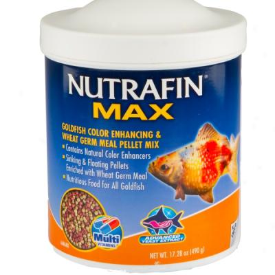 Nutrafin Max Goldfish Color Enhancing & Wheat Germ Meal Pellet Mix