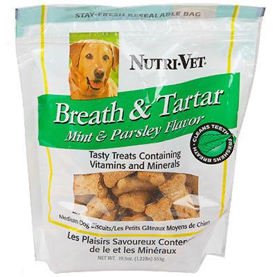 Nutri-vet Breath & Tartar Control Biscuits