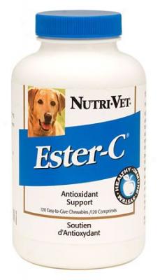 Nutri-vet Ester-c Liver Chewables Dog Supplemet 60 Chew