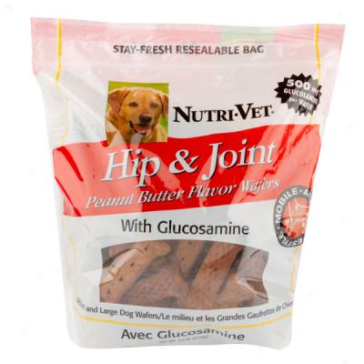 Nutri-vet Hip And Joint Peanut Butter Flavor Wafers - Large