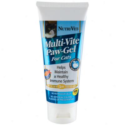 Nutri-vet Multi-vite Paw-gel For Cats