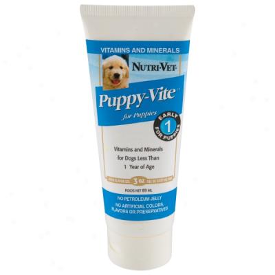 Nutri-vvet Puppy-vite Vitamin Supplement For Puppies