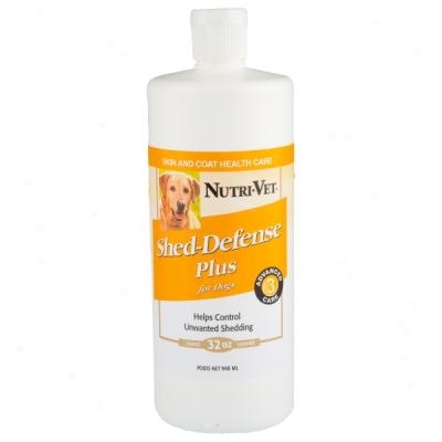 Nutri-vet Shed-defense Plus Liquid Supplement For Dogs