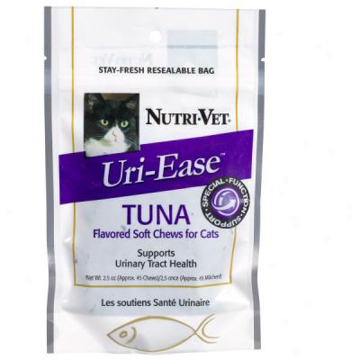 Nutri-vet Uri-ease Tuna-flavored Soft Chews For Cats