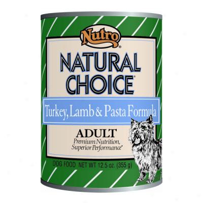 Nutro Natural Choice Turkey, Lamb And Pasta Canned Dog Food