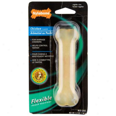 Nylabone Chickne Flexible Pooch Pacifier - Regular