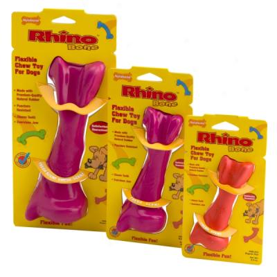 Nylabone Rhino Bone Flexible Chew Toy For Dogs