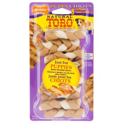 Nylabone Toro Puppy Braids - Chicken Flavor