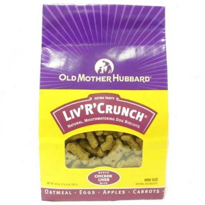 Old Mother Hubbard Liver Crunch Mini Dog Biscuits 20oz