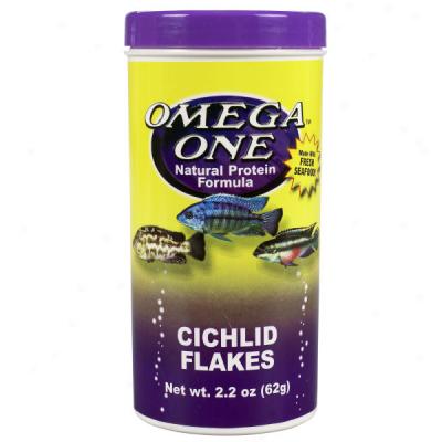 Omega One African Cichlid Flakes Fish Aliment