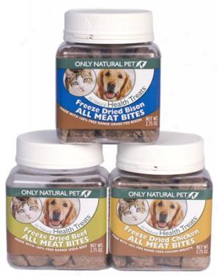 Only Natural Pet All Meat Bites Beef 2.5 Oz