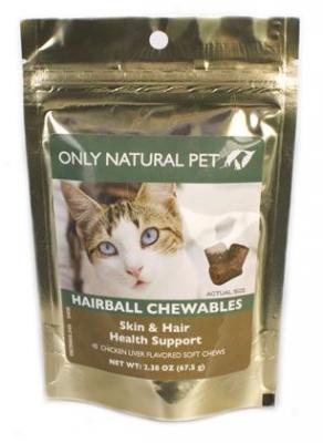 Only Natural Pet Hairball Chewables 45 Soft Chews