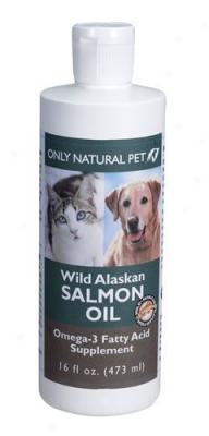 Only Natural Pet Wild Alaskan Salmon Oil 16 Oz