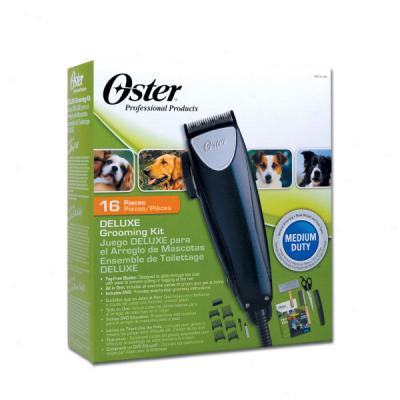 Oster 16pc Deluxe Dog Clipper Kit W/dvd