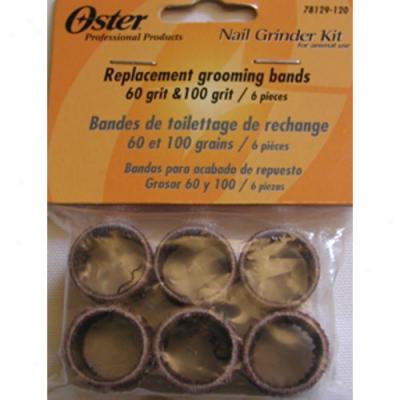 Oster Replacement Half Inch Grooming Bands, 6pk Coarse And Fine (78129-120)