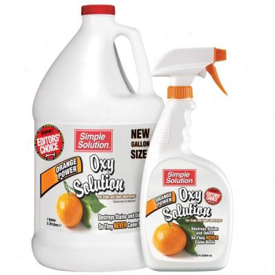 Oxy Solution Orange Power Stain And Odor Remover