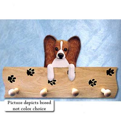 Papillon Tri Pawprint Incline Up Oak