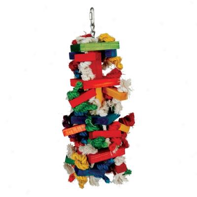 Paradise Toys Knots N' Blocks Bird Toy