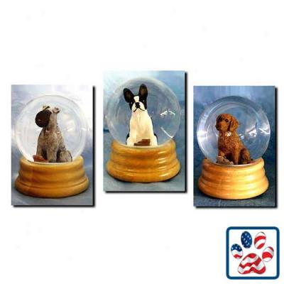 Parson Russell Terrier (tri) Musical Snow Globe - Rough