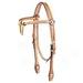 Pecos Silver Show Knotted Brow Headstall