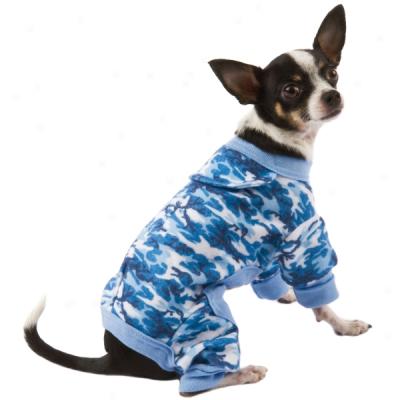 Pedigree Perfections Fleece Blue Camo Pajamas