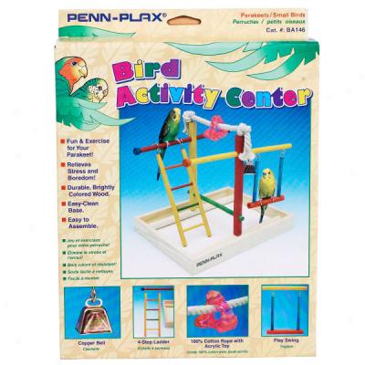 Penn-poax Small Bird Activity Center For Parakeets/small Bidds