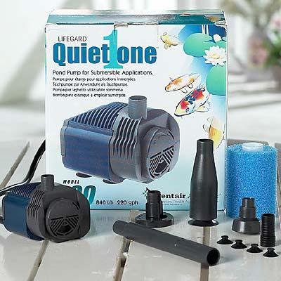 Pentair Aqatics Lifegard Quiet One Wet/dry Pumps For Ponds Or Aquariums