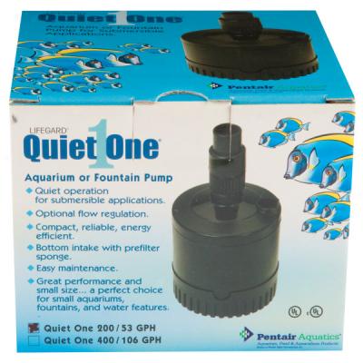 Pentair Aquatics Lifegard Quiet One 200 Wet/dry Pupm For Fountains Or Aquariums