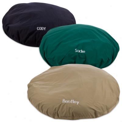 Personalized 45 Inch Round Comfort Dog Bed