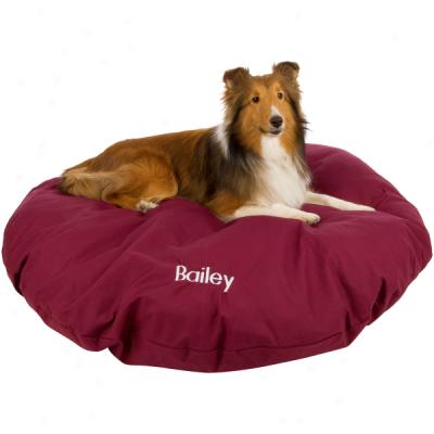 Personalized 45 Round Comfort Dog Bed
