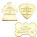 Personalized Large Assurance Dog Id Tag