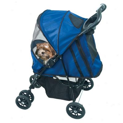 Peet Gear Blue Happy Trails Pet Stroller