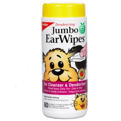 Petkin Jumbo Earwipes