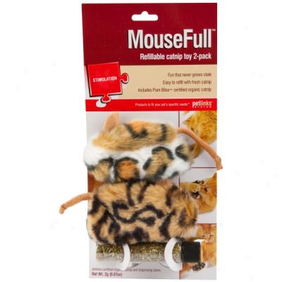 Petlinks System Mousefull Refillable Catnip Toys