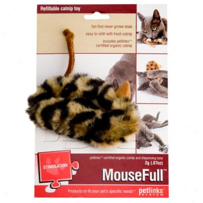 Petlinks System Mousefull Refillable Catnip Toy