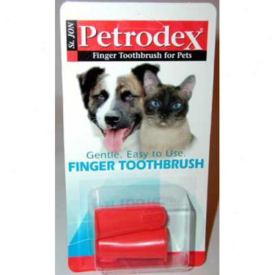 Petrodex Finger Toothbrush 2-pack (2 Inch)