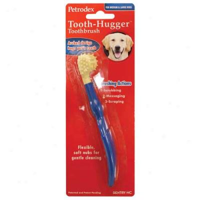 Petrodex Tooth Hugger Dog Toothbrush Medium