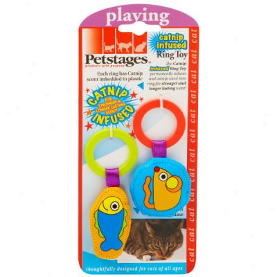 Petstages Catnip Infused Ring Toys