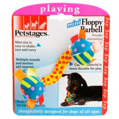 Petstates Mini Floppy Barbell Dog Toy