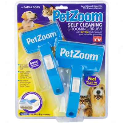 Petzoom Self Cleaning Grooming Thicket - As Seen On Tv