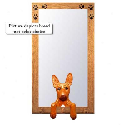 Pharaoh Hound Hall Pattern Upon Basswood Pine Frame