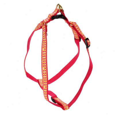 Pink Basketweave Comfort Wrap Harness