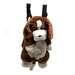 Plush Dog Backpack