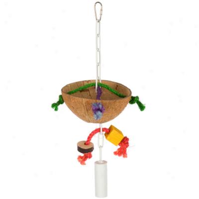 Polly's Coconut Dinner Bells Bird Toy