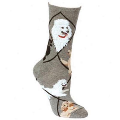 Poodle Breed Socks - Medium