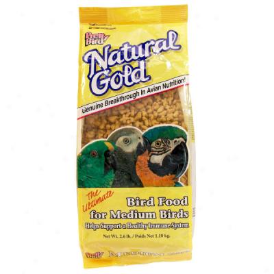 Pretty Bird Natural Gold Bird Food For Medium -si2ed Birds