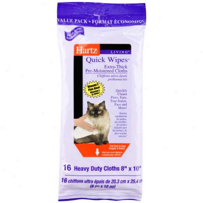 Quick Wipes Extra-thick Pre-moistened Cloths