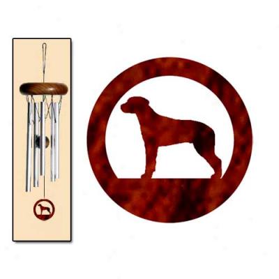 Rhodesian Ridgeback Wind Chimes X-small Silver