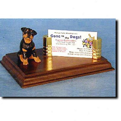 Rottweiler Business Card Holder